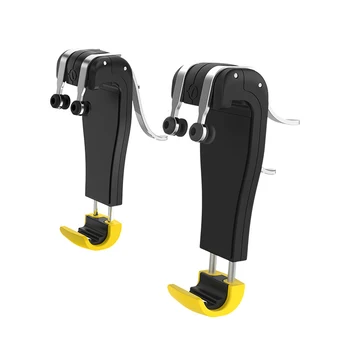 

Smart Phone Gaming Joystick Six-finger Wasp Button Hand Tour Handle Grip Shooting Assist Button Left Right Separaet For PUBG