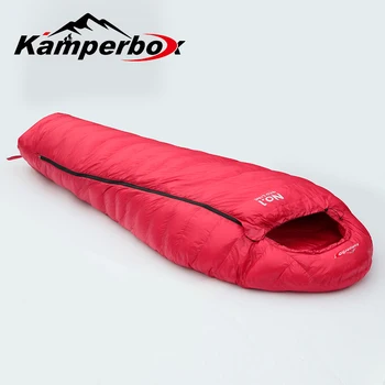 kamperbox Sleeping Bag Winter Sleeping Bag Ultralight Equipment CW1100 Washable 1