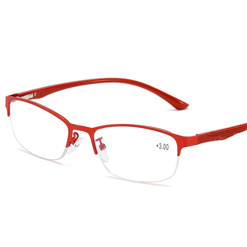 Imwete очки для чтения женские Анти-усталость оптическая дальнозоркость очки мужские компьютерные очки зеркальные диоптрийные очки+ 1,0 2,0 3,0 4,0 - Цвет оправы: Красный