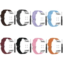 OOTDTY אוניברסלי החלפת צבעוני ניילון יד רצועת שעון להקת עבור Garmin Forerunner 45 45S לשחות 2 Smartwatch צמיד