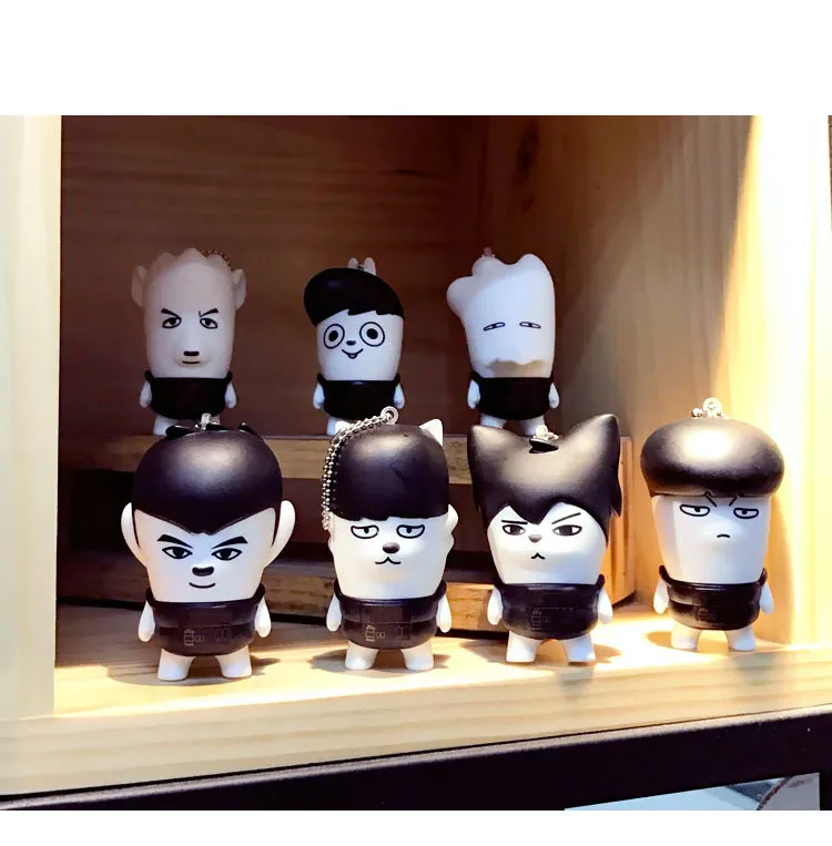 1 шт. KPOP Bangtan брелок для мальчиков милый мультфильм карандаш сумка подвеска