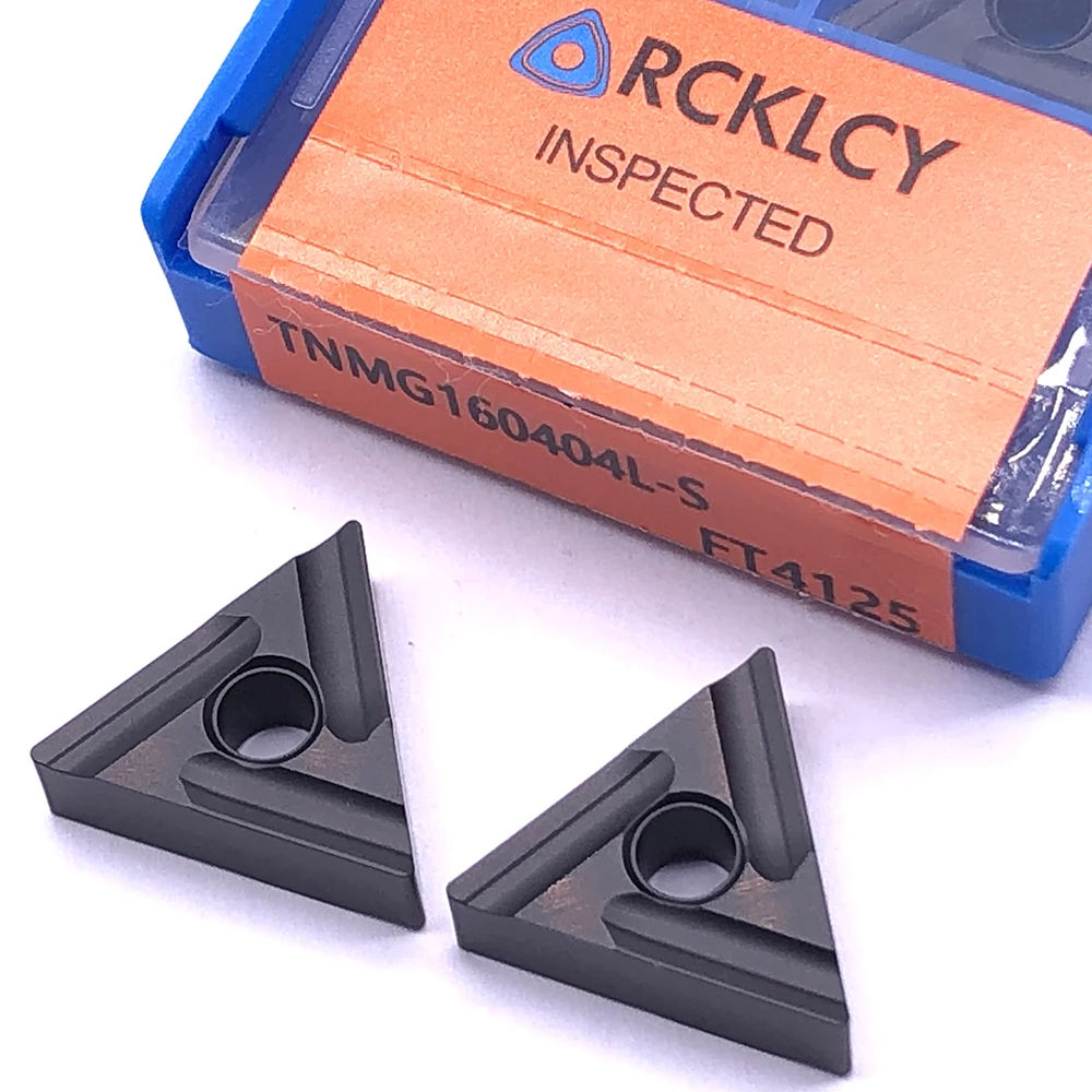 10 шт. RCKLCY TNMG160404 L S FT4125 карбидные вставки высококачественный токарный нож