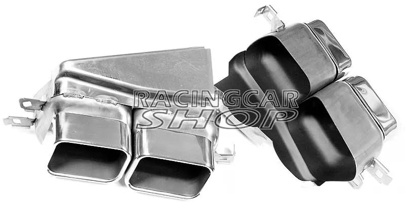 Для BMW F01 F02 730 740i 740Li 750i 750L замена на 760 Высокое качество QUAD хромированные выхлопные