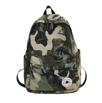 

2020 New Waterproof Men Women Backpack Teenage Laptop Backpack camouflage Travel Male Bag Vintage School Bag mochila