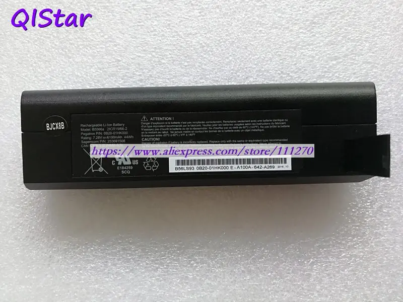 QISTAR 7,28 V 6100mAh 44Wh подлинный 0B20-01HK000 B5566a 253691508 Аккумулятор для ноутбука Sagemcom