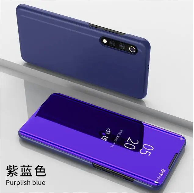Purple Blue Smart mi rror чехол для телефона для Red mi Note 8 Pro 7 K20 5 6 iPad Pro 4X 8A 6 6A 7A 5 Plus mi 9 SE 9T 8 Lite A1 A2 5X 6X mi x 2 F1 чехол - Цвет: Purple Blue
