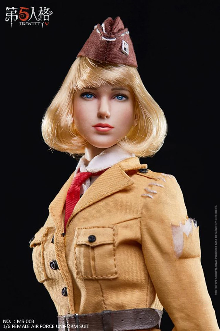 1/6 Women's Air Force Uniform Suit Clothes Model F Female Action Figure 