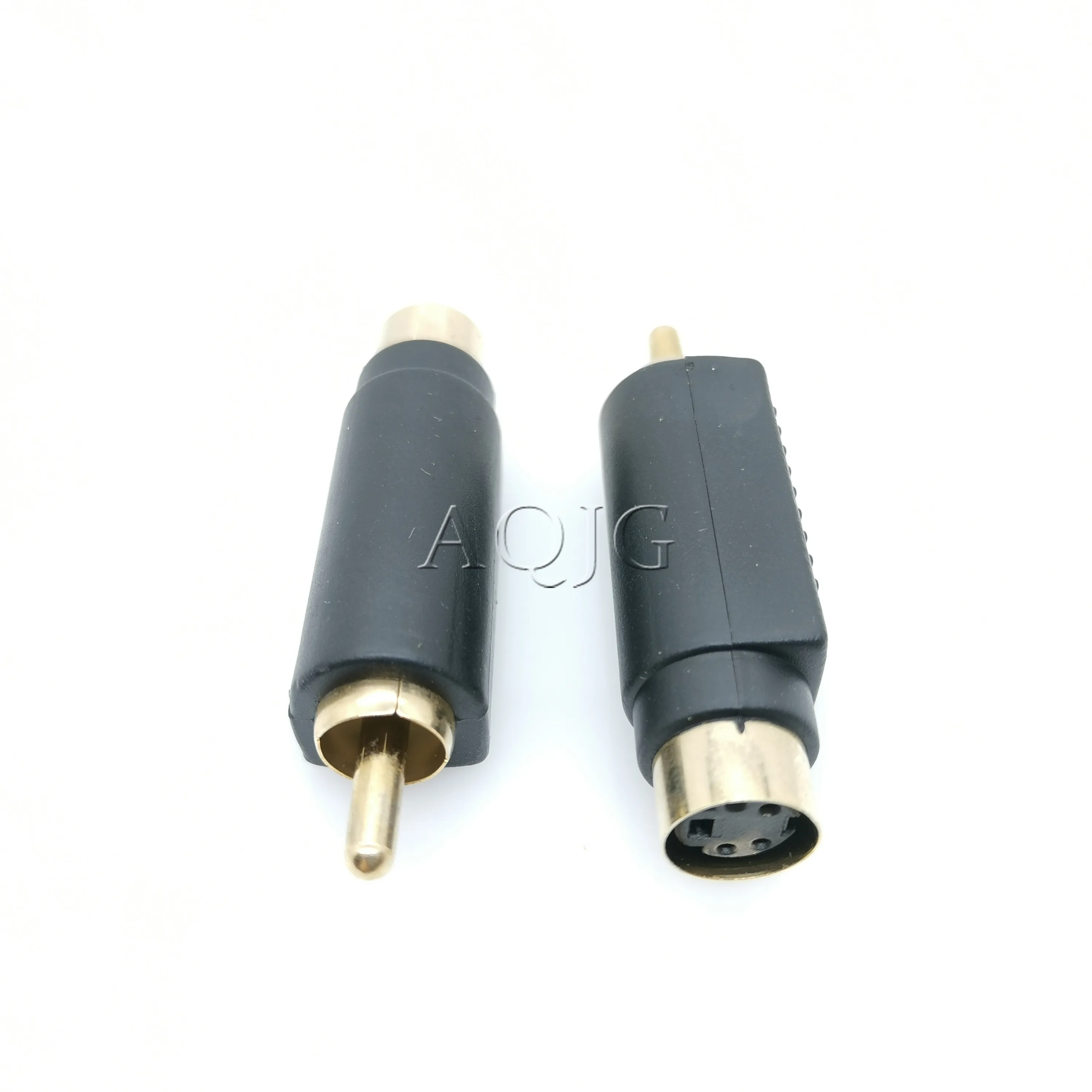 S-video MINI DIN 4-контактный штекер гнездо к AV RCA аудио Удлинительный адаптер