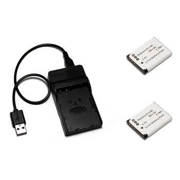 

VW-VBX070 VBX070 DLI88 Battery + Charger for Panasonic HX-WA10 HX-DC15 HX-DC1 HX-DC10 HM-TA20 HM-TA2 HX-DC2.