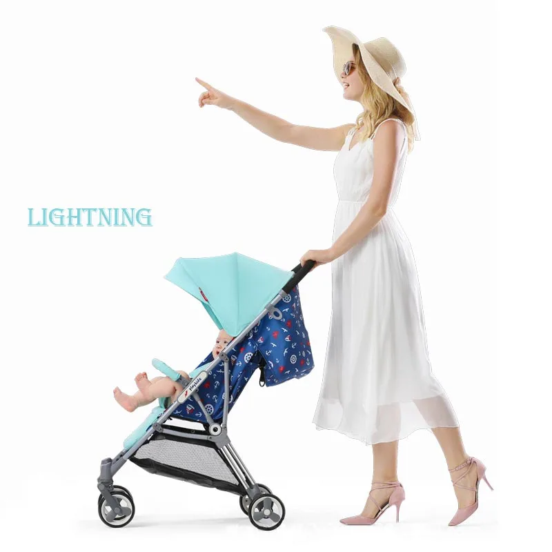 Baby stroller Mini lightweight portable folding baby carriage 2 in 1 baby trolley new upgrade baby
