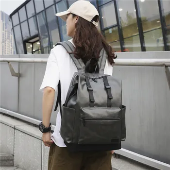 

Youth Men Women Couple Backpack Leather Backpacks for Teenage Girls Female School Shoulder Bag Fashion Bookbag Leisure Backpacks