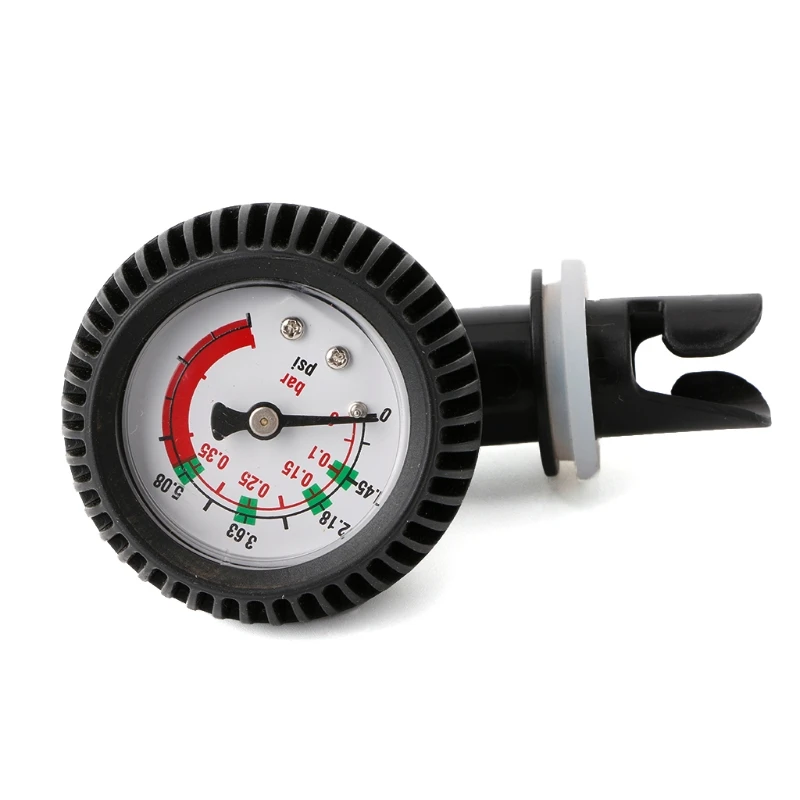 

Air Pressure Gauge Thermometer Connector For Inflatable Boat Kayak Raft Surfing outdoor tool Clear display for easy reading