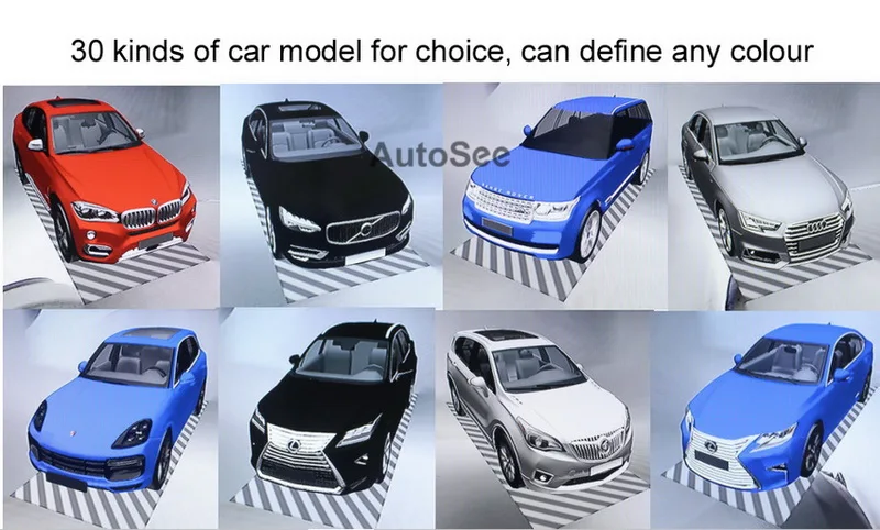 30 видов модели автомобиля HD автомобиль 3D 360 градусов птичий глаз объемный вид камера слепое пятно система проверки DVR, Встроенный шок g-сенсор