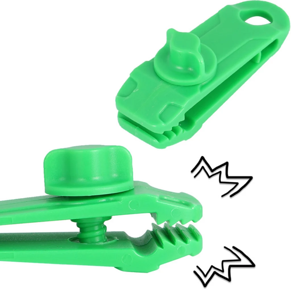 Heavy Duty Camping Tarp Clips Tent Awning Clamps Guyline Fastener Durable Lightweight Portable Outdoor Camping Accessories