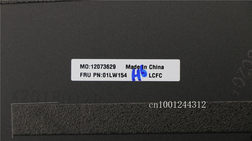 Для lenovo Thinkpad E480 E485 E490 E495 ЖК задняя верхняя крышка металлическая 01LW154