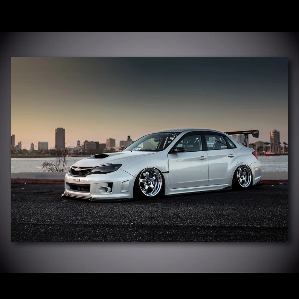 Настенная картина на холсте домашний декор SUBARU WRX STI гоночные автомобили Hd принты