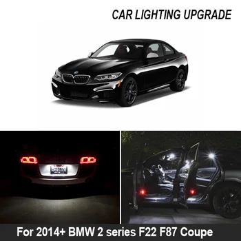 

6pcs LED Canbus Interior Dome Lights bulb Kit For BMW 2 series F22 F87 Coupe 218i 220d 220d xDrive 220i 225d 228i (2014+)