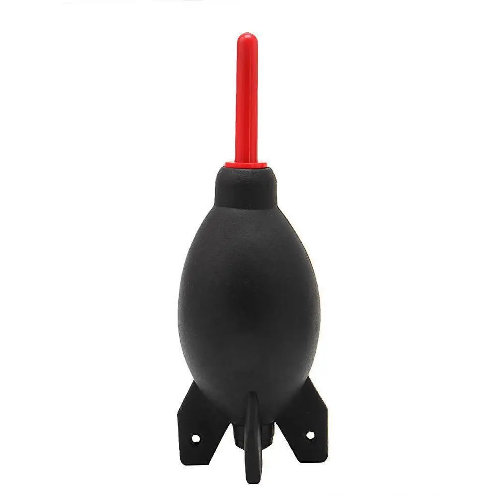 DSLR Объектив камеры резиновый воздушный пылеуловитель насос очиститель ракета пылеуловитель инструмент для очистки - Цвет: Красный