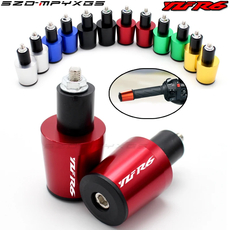 

CNC motorcycle parts 7/8''22MM handlebar cap end plug for Yamaha YZF R6 YZF-R6 YZFR61999 2000 2001 2002 2003 2004-2016 2017 2018