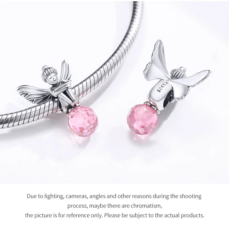 grânulos charme para as mulheres origianl pulseira prata fina jóias scc1486