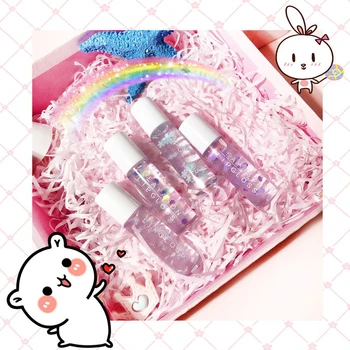 

Mirror Transparent Clear Lip Gloss Liquid Oil Lipstick Lipgloss Moisturizing Non-Sticky Long Lasting 3ml