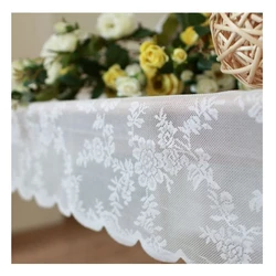 Lace Tablecloth Round Table Cover Coffee Pastoral Dining Table cloths For Events Birthday Party New Year Decor toalha mesa E059