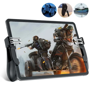 

PUBG iPad Six Finger Trigger Game Controller L1R1 Fire Aim Game Trigger Shooter Button Gamepad Joystick For Ipad Tablet FPS Game