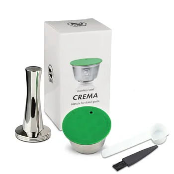 

Imellow Reusable Stainless Steel Metal Coffee Capsule Multi-Grease Compatible With Nestlé Dolce Espresso Coffee Capsule Filter