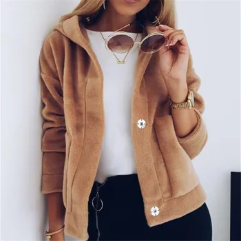 

Women Autumn Spring Hooded Coat Jacket 2021 Fashion Ladies Spring Casual Club Streetwear Tops