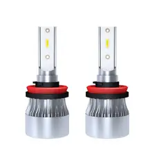 

led lights car accessories Automotive Headlamp 60W 12000LM 6000K Super Bright Car Lights H11 H7 H4 CSP LED Chip Car Bulb