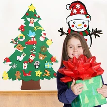 Planche d'apprentissage Montessori pour enfants, jouets éducatifs pour enfants, décorations de noël en feutre à faire soi même, cadeaux du nouvel an 2022, jouets pour filles