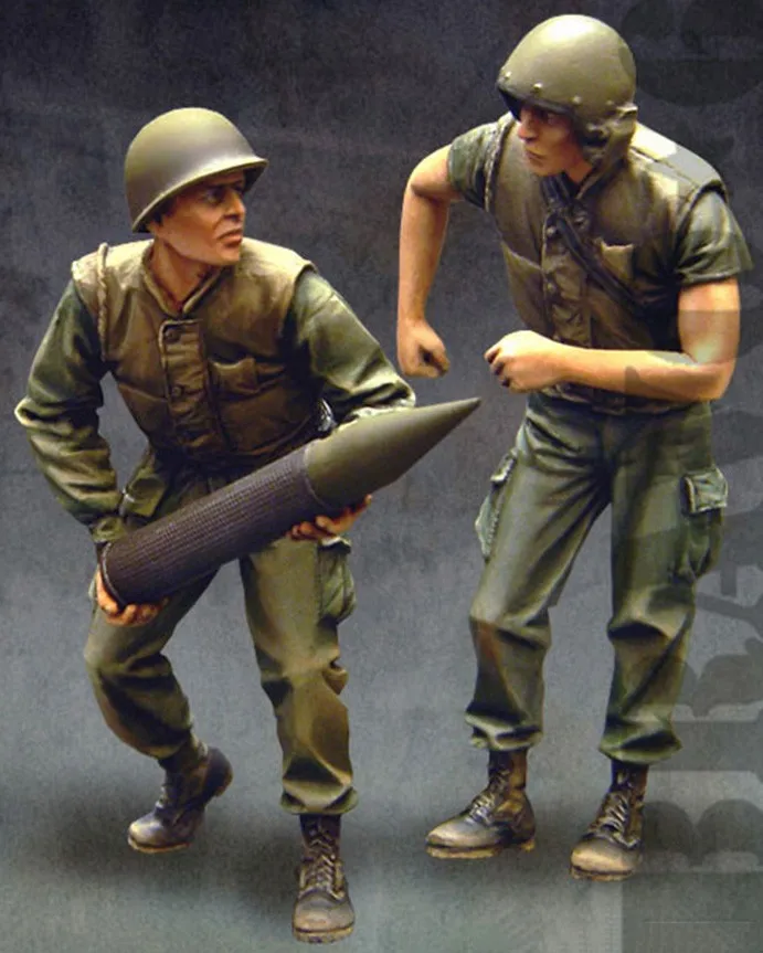 1/35 Resin Model Building Kit Figure American crew | Игрушки и хобби