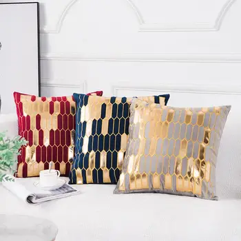 

Luxury Velvet Decorative Throw Pillows Include Core 45*45cm Sofa Bed Back Cushions with Filling Inner Throwpillows Top Quality