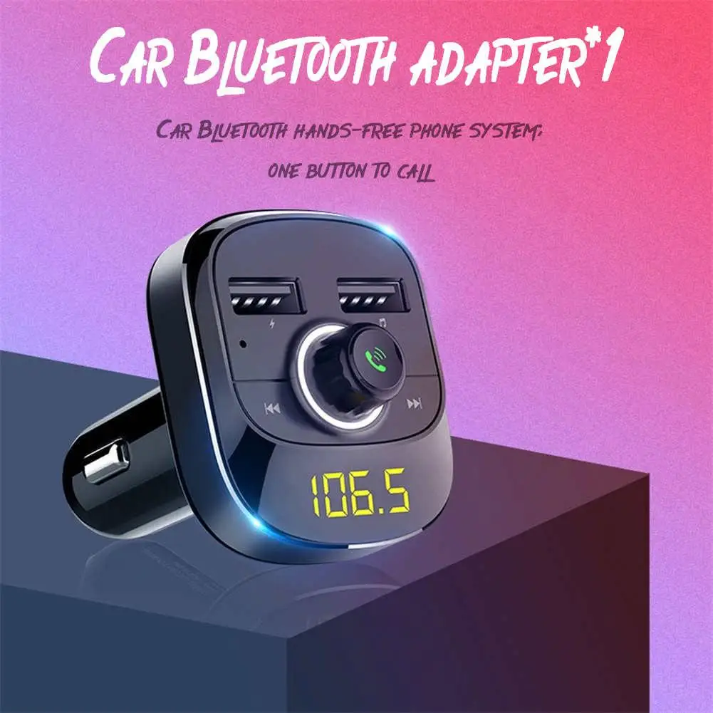 Автомобильный MP3-плеер fm-передатчик Aux модулятор Bluetooth Handsfree автомобильный комплект автомобильный аудио mp3-плеер с 3.1A двойной USB Автомобильное зарядное устройство