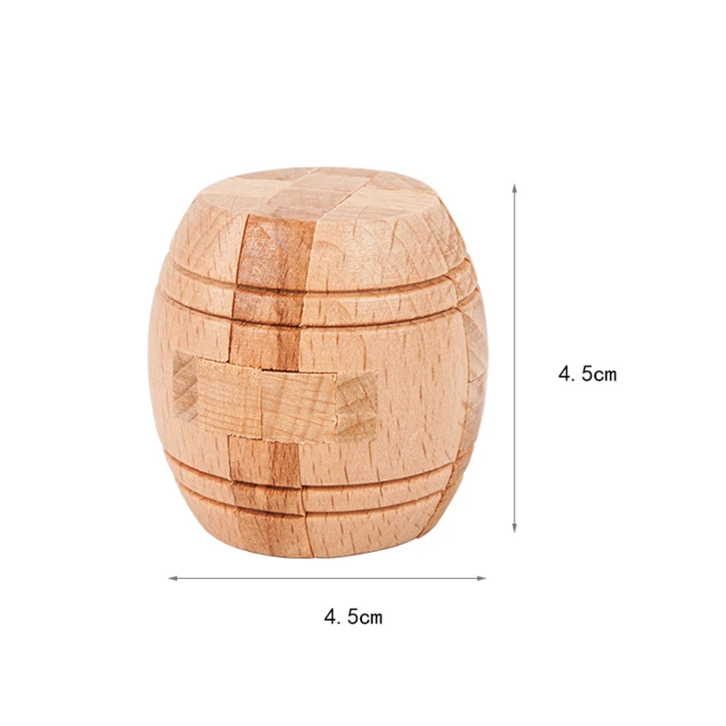 3D волшебный бочонок пазл с замком деревянная головоломка для мозгов головоломка для детей и взрослых интеллектуальная игрушка подарок куб Лобзики