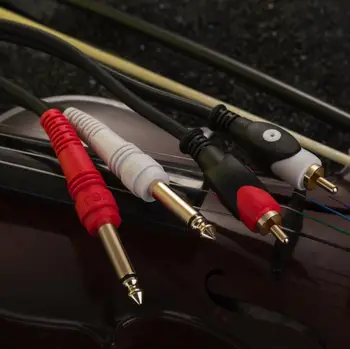 

NEW DOUBLE 6.35MM TO DOUBLE RCA MALE TO MALE CABLE AUDIO CABLE AUDIO LINE AUDIO WIRE 1M 2M 3M 5M 20M JSJ-443