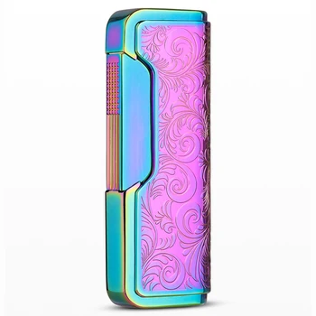 

JIFENG Elegant Refillable Torch Cigar Cigarette Lighter Alloy Windproof Lighters Cigar Lighters With Gift Box For COHIBA