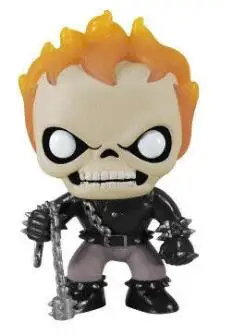 Marvel Ghost Rider фигурка с качающейся головой игрушки Коллекция модель игрушки куклы - Цвет: no retail box