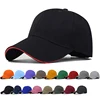 Baseball Cap Snapback Hat Polyester Thick Spring Autumn Cap Pure color cap keep warm Hip Hop Fitted Cap For Men Women wholesale 1