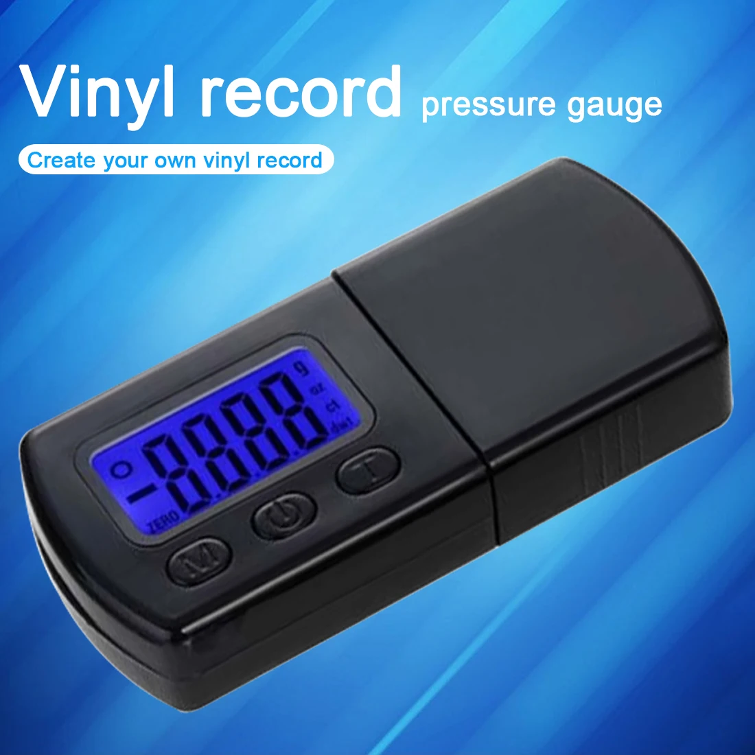 MagiDeal Professionelle hochpräzise Digitale Plattenspieler Stylus Force Scale Gauge Hintergrundbeleuchtung für Tonarm-Phono-Patronen-Schmuckwägen MagiDeal Professionelle hochpräzise Digitale Plattenspieler Stylus Force Scale Gauge Hintergrundbeleuchtung für Tonarm-Phono-Patronen-Schmuckwägen