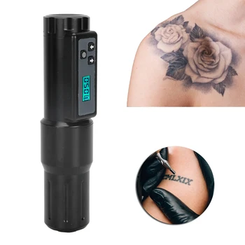 

Tattoo Machine Liner &amp Shader Tattoo Pen LCD Display Tattoo Cartridge Machine Black Tattoo Supplies For Tattooing