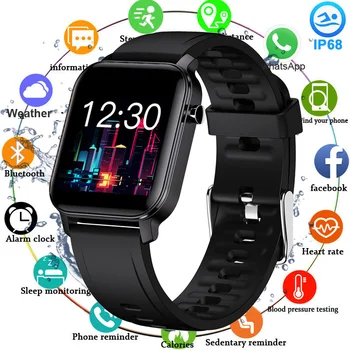 

2020 Full Touch Smart Watch Ip68 Waterproof Sport Smartwatch Women Men Pedometer Fitness Tracker Watch Blood Pressure Heart Rate