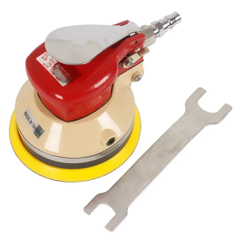 

Free Shipping Air Sander 5 Inch Pneumatic Random Orbital Polisher Heavy Duty Disc Dual Action Power Tool