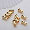 20PCS 5x8MM Hole 3MM 24K Gold Color Plated Brass Cylindrical Spacer Beads Bracelet Beads High Quality Jewelry Accessories ► Photo 3/5