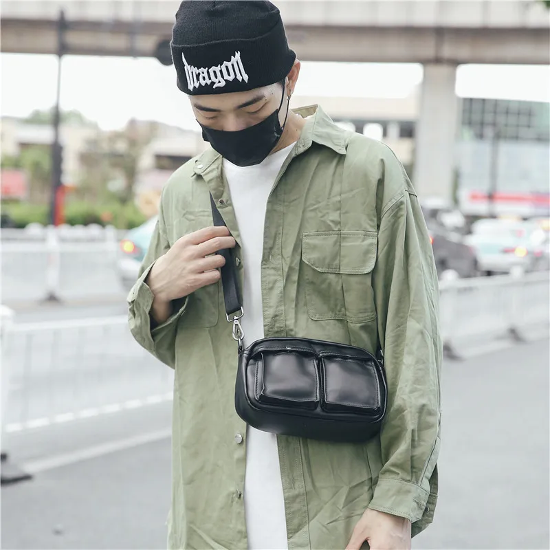 

Leisure atmosphere Korean men's shoulder bag women's purse men messenger bag mobile phone bag simple