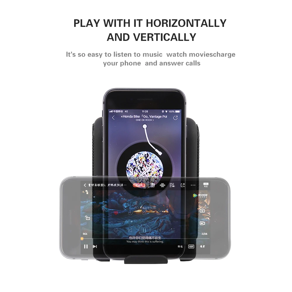 CHYI Bluetooth 3d Музыкальная стерео Колонка Мини Комбо Многофункциональный BT громкий динамик поддержка беспроводной зарядки для смартфон Huawei