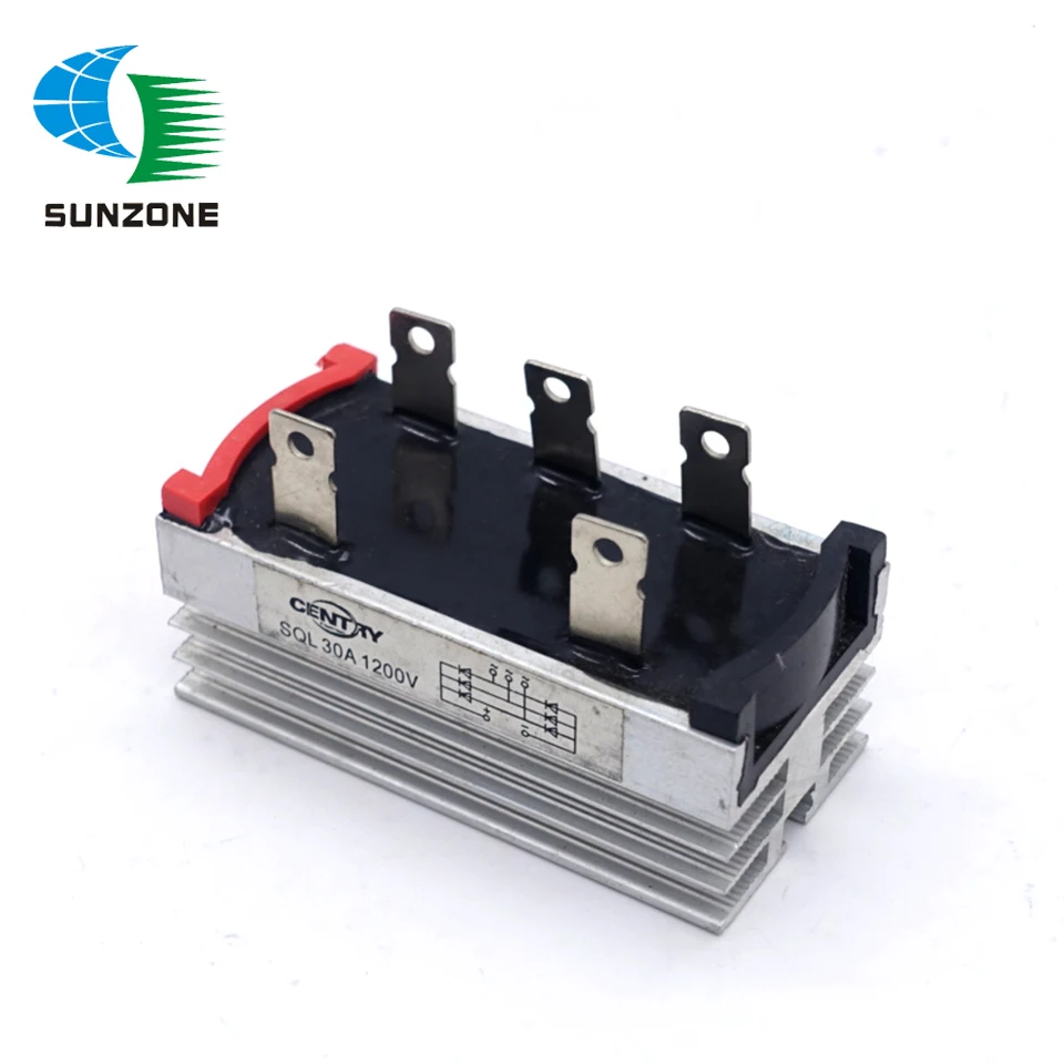 

SQL30A 30A 1200V Motor Electric Generator Three Phase Rectifier Diode Module 30Amp High Voltage Fast Recovery Rectifier Diode