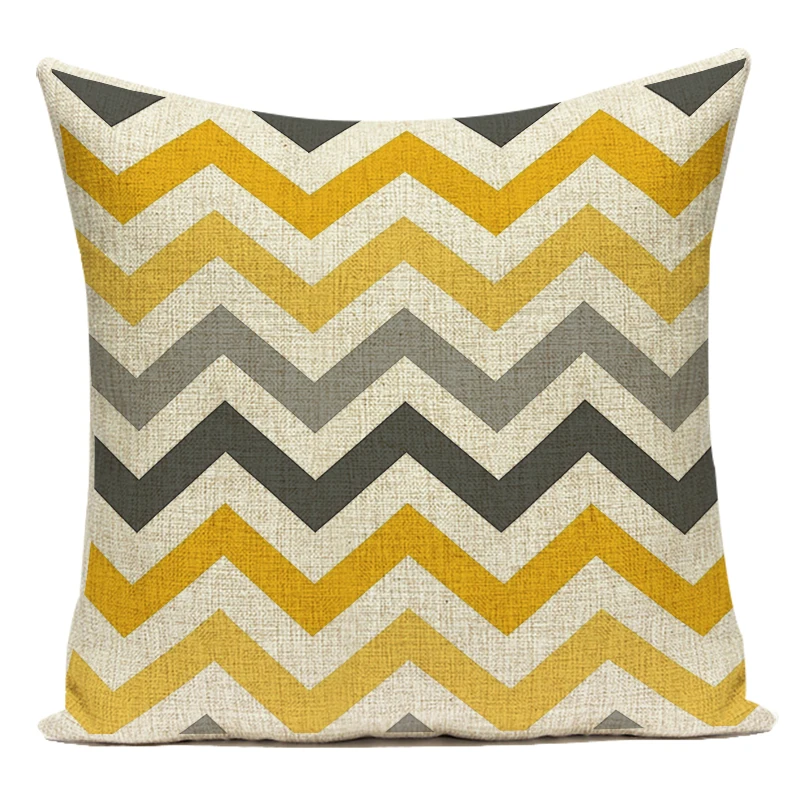 H959c3cee779740559b85d8e189c56977P Nordic Simple Cushions Case Yellow Stripe Home Decorative Pillow Cases Line Cushion Covers Pillows Covers Sofa Bed Cushion Cover