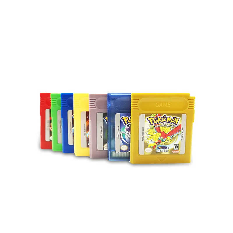 Серия Pokemon 16 бит видеоигры картридж консоль карточная Классическая игра сбор красочная версия Английский язык