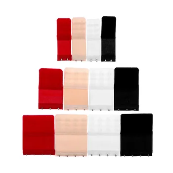 

3pcs Adjustable Women Bra Extender 2,3,4 Hook Brassiere Strap Buckle Bra Extension Maternity Underwear Bra Accessories